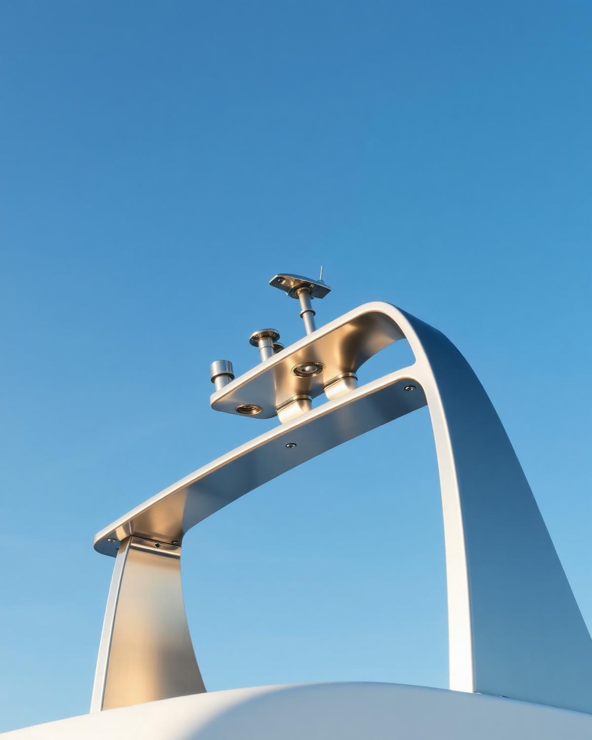 Roll-bar strutturale — Fly bridge 55'